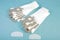 Lot de 10 sacs d'aspirateur compatibles avec la gamme Hoover Pure-Power - Remplacement pour Swirl H 37 en Micro intissé.