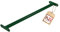 h2i Turnstange für Kinder | Reckstange aus Stahl | für Garten & Kinderzimmer | Klimmzugstange Outdoor & Indoor | Stange zum Turnen in Grün | Länge 125 cm