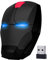 ECOiNVA Kabellose Iron Man Maus 2,4 G optische Computermaus für Desktop Laptop PC Mac (schwarz)