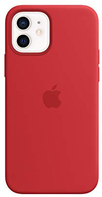 Apple Silikon Case mit MagSafe (für iPhone 12 | 12 Pro) - (Product) RED - 6.1 Zoll