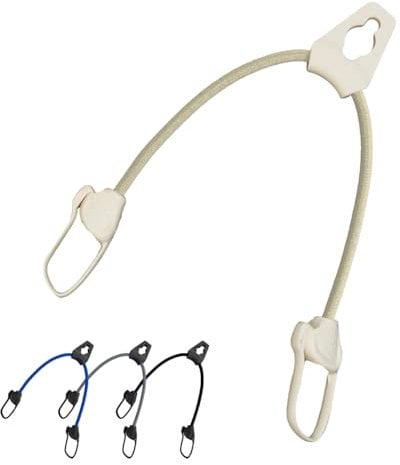 Linxor - Lot de 10 tendeurs sandows sécurisés et normés avec Passant Piton - Plusieurs Coloris