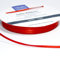 Vaessen Creative Satinband, Rot, Mohnrot, 3 mm x 10 m Doppelsatinband, Schleifenband, Dekoband, Geschenkband, Stoffband für Hochzeit, Taufe und Geburtstagsgeschenke