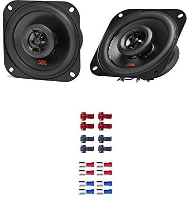 JBL Auto Lautsprecher Boxen Stage2 424 300 Watt 10 cm 2 Wege Koax passend für FIAT Punto 2 188 1999-2007 Türen hinten