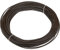 HaGa® Spanndraht 3mm x 50m - verzinkt - Gartendraht für Maschendrahtzaun - braun- langlebig- robust- UV-beständig