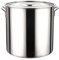Olla Grande de Acero Inoxidable Con Tapa - Acabado de Espejo - 36.4 * 36.1cm (30L)
