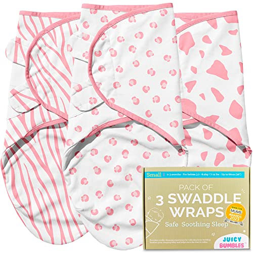 Pucksack Baby 0-3 Monate - 3er Set Pucktuch 0-3 Monate - Babydecke Baumwolle 100% - Unerlässliche Baby Erstausstattung als Baby Decke Neugeborenen Mädchen und Jungen