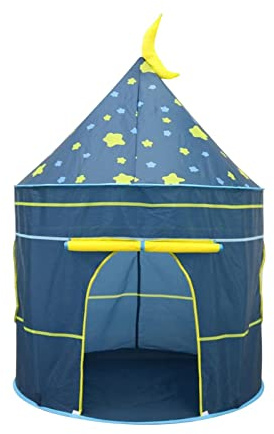 Amagogo Spielzelt für den Innen- und Außenbereich, Spielhaus, Zeltspielzeug, leicht zu waschen, Schlafzimmermöbel, Kinderzimmer-Dekoration, Lesezelt und, Blau