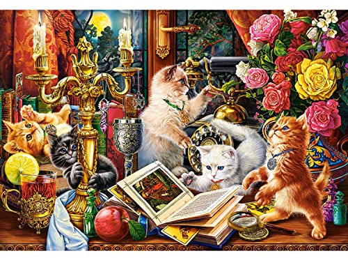 Puzzle mit 1000 Teilen: Chatons Sorciers