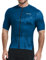 Santic Maillot Ciclismo Hombre Ciclismo Bicicleta Bici Jersey Ciclista elástico con Bolsillo Azul EU 3XL