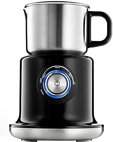 NOOFIE Montalatte Elettrico Montalatte Elettrico Montalatte Automatico Montalatte da 700 ml Montalatte in Acciaio Lavabile in lavastoviglie Brocca del Latte Rimovibile con Controllo della temperatu
