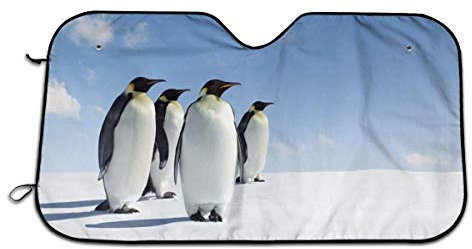 385 Auto Frontscheibe Pinguin Vorderseite Frontscheibe Sonnenschutz Sommer Sonnenschutz Frontscheibenabdeckung Auto, Für Truck, SUV, LKW, M