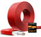 Oududianzi Câble solaire de 100 m - 6 mm² - Câble solaire (10 à 50 mètres, 4 mm², 6 mm²) - Câble de raccordement pour installation solaire PV - Système photovoltaïque - Panneau solaire (rouge, 100 m)