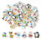 Haooryx 60 Stk Weihnachts-Polar-Tier-Mini-Radiergummis: Großhandel, 3D-Puzzle-Radiergummis, Schreibtisch-Zubehör, Lern-Belohnung, Klassenzimmer-Preis, Weihnachtliche Party-Geschenk-Zubehör