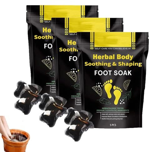 IFFANY Fulvic Soak Detox Parasitenbad Kräuter-Detox Shaping Reinigende Fußbadperlen Körper-Detox-Fußbadperlen Entspannen Sie Ihren Körper