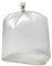 Bin Bags - Square clear bin bags 15'' x 24'' x 24'' (381mm X 610mm X 610mm) - Heavy duty, durable and designed to hold, 33L, (A Roll(100pcs)