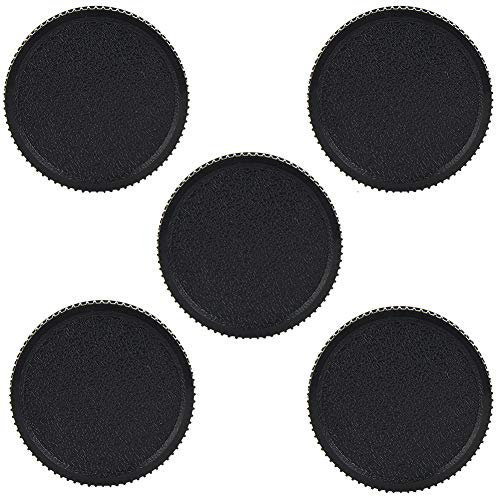 Copri Copriobiettivo Posteriore di Ricambio da 5 Pezzi per Obiettivo per Leica L39, per Obiettivo Fotocamera per Zenit M39