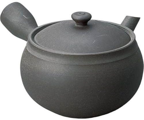 j-pure hitomi Japanische Teekanne Banko-yaki (ware) kyusu 300 ml schwarzer Ton TR57208 aus Japan