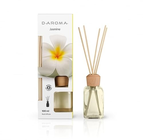 Duftdiffuser Lufterfrischer D-aroma Reed Diffuser 100ml Jasmin