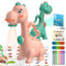 Projecteur de Dessin pour Enfants Garçons Filles Jouets, KETIEE 2-en-1 Trace et Dessine Jouet Projecteur d'Art avec 96 motifs Dinosaures Cadeaux pour 3 4 5 6 7 8 ans Garçons Filles (Rose)