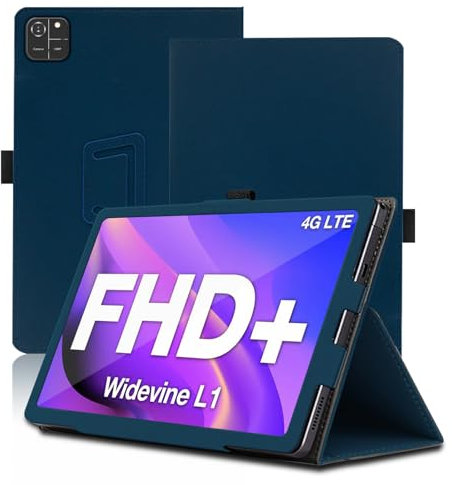 Hülle für AGM PAD T1 10.95 Zoll, AGM PAD T1 Tablet Schutzhülle, Klappständer Schutzhülle mit Stifthalter und Handschlaufe, Umfassender Schutz. (Blau)