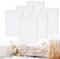 6 Lonas para Recubrir Ligeras de Plástico Multiusos, 4 x 5 m, Plastico Protector Para Cubrir Muebles y Suelos, Lona de Construcción, Película Protectora de Pintor Transparente Antipolvo Lona
