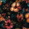 Papier Peint Adhesif Mural Fleuri Noir,44 x 300cm Papier Peint Rose Fleur Papier Adhesif pour Meuble Papier Adhesif Fleur Papier Peint Adhesif Mural Doree Papier Peint pour Chambre Salon Salle de Bain
