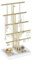 Love-KANKEI Schmuckständer Schmuck Organizer Ketten Aufbewahrung, Schmuckhalter Kettenständer Schmuck Ständer Gold, Schmuckaufbewahrung für Ketten Ohrringen Ringen Uhren Armbändern Weiß-Gold