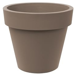 Tera Großer Standard ONE Pflanzkübel aus Harz für Innen und Außen, Moderner Blumentopf für Pflanzen und Bäume, UV- und Frostbeständiger Dekorativer Pflanztopf, Design-Pflanzenhalter für Garten oder