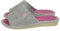 GARZON P410.130 - Scarpe da Soggiorno per Casa Donna, Riccio Grigio Perla e Soletta Viola, comode e leggere Donne Pantofole Casa, Grigio lilla, 37 EU