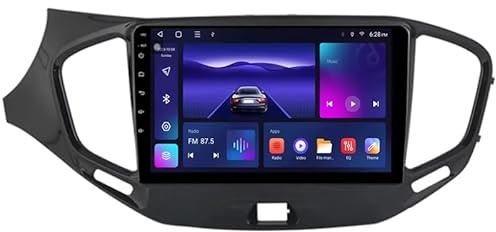 Syfei Android 12 Car Multimedia Radio 9 Zoll Navigations GPS Autoradio Für Lada Vesta 2015-2020, Carplay Player Radio-Videoempfänger Bluetooth Lenkradsteuerung,8 Core 4G+WiFi 12G+256G
