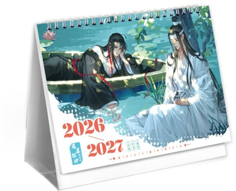 Grandmaster of Demonic Cultivation 2026-2027 Adventskalender Modaozushi Biennale Tischkalender Kalender, Anime Figuren Schöne Illustration, Mehrfarbig