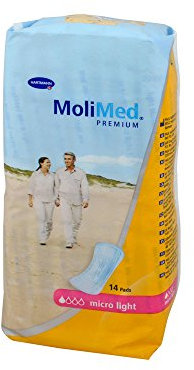 Hartmann 168132 MoliMed Premium Micro Light Einweg Inkontinenz Pad (14 Stück)