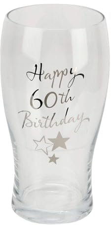 Juliana Happy 60th Birthday Pint Glass in Gift Box G31960
