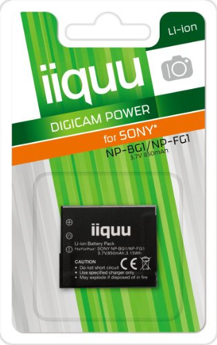 iiquu 530ILDSO002 Digicam Power Li-Ion Akku für Sony NP-BG1/FG1