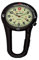 Klox schwarz anklippbarer Karabiner metall Fob Uhr leuchtende Waehltastatur Sanitaeter Arzt Krankenschwester Unisex Maenner Frauen