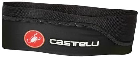 CASTELLI Men's Summer Headband Bandana, Schwarz, 1 unità (Confezione da 1)