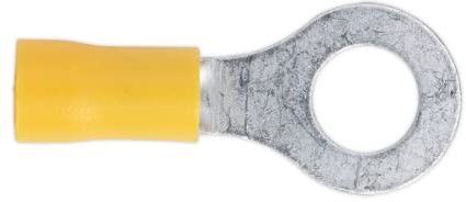 Easy-Entry Ring Terminal 8.4mm (5/16'') Yellow Pack of 100