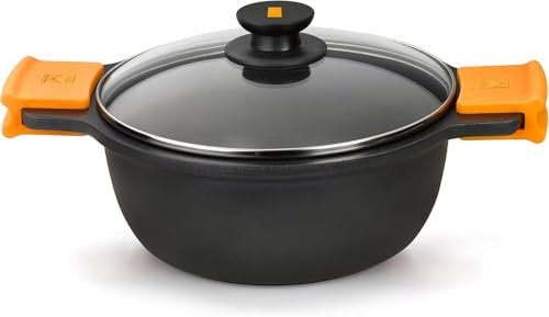 Pintinox Efficient Casseruola Alta Alluminio Pressofuso 32cm Con Coperchio