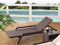 Destiny Gartenliege Auckland 200x75x40cm, verstellbar Bronze, ohne Auflage