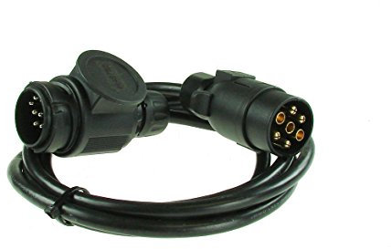 Maypole 2 m 7 To 8 Pin Conversion Lead – 7 Pin Plug To 8 Pin (13 Pin Type) Plug, for Trailer Lighting