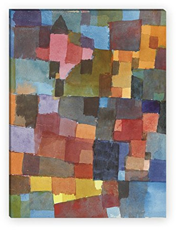 Wandkings Leinwandbilder von Paul Klee - Wähle ein Motiv & Größe: Raumarchitekturen - 30 x 40 cm
