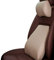Ergocar Memory-Schaum Nackenkissen & Lendenkissen PU-Leder Rückenstützkissen Zur Rückenentlastung für Zuhause Büro Auto und Reise (Beige, Nackenkissen+Lendenkissen)