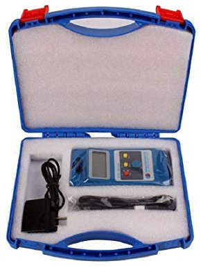 Toplionace WT10A Tragbares LCD-Gauß Messgerät Digitaler Durchflussmesser Oberflächen Magnetfeldtester mit NS-Funktion und Metallsonde