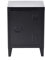 Furniture-R France Nachttisch aus für Schlafzimmer, Niedriger Stahlschrank Beistelltisch für Wohnzimmer, Aktenschrank für Home, Büro, 40 x 30 x 57 cm, Schwarz