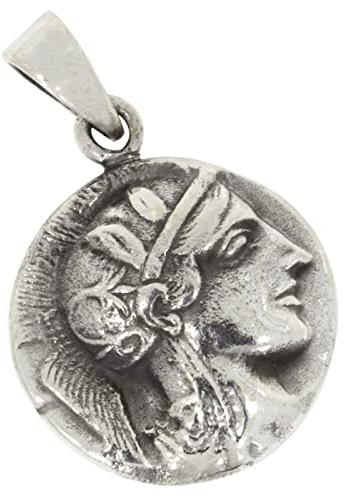 AFP Anhänger Münze antik Design 925 Sterling Silber AS-747