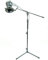 Leselampe Stehlampe incl. PAR 36 Spotlight Scheinwerfer, schwarz, Stativ mit Schwenkarn & höhenverstellbar