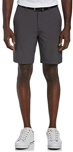 PGA TOUR Men's Eco Dobby Golf Short, Charcoal, 32 Regular