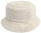 Mimfutu Winter Fischerhut Fluffy Bucket Hat für Damen Herren (Beige)