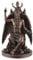 Baphomet Gottheit auf Thron - bronziert by Veronese