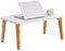 FBITE Klappbarer Tisch, tragbarer Mini-Picknick-Schreibtisch, Frühstücksbett-Serviertablett, Notebook-Ständer, Lesehalter für Couchboden, halb zusammenklappbarer innerer Staura